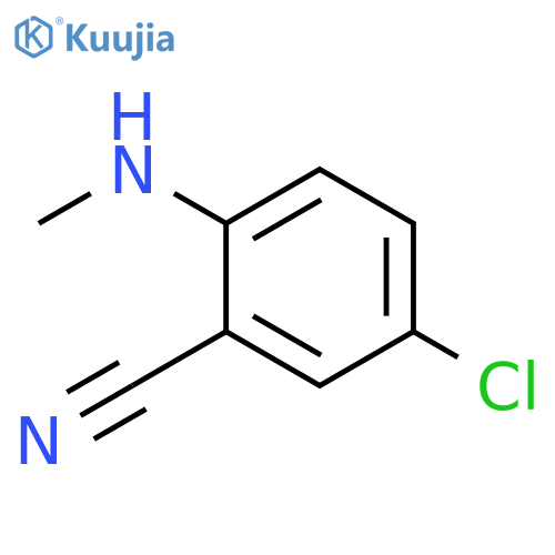 Benzonitrile,5-chloro-2-(methylamino)- structure