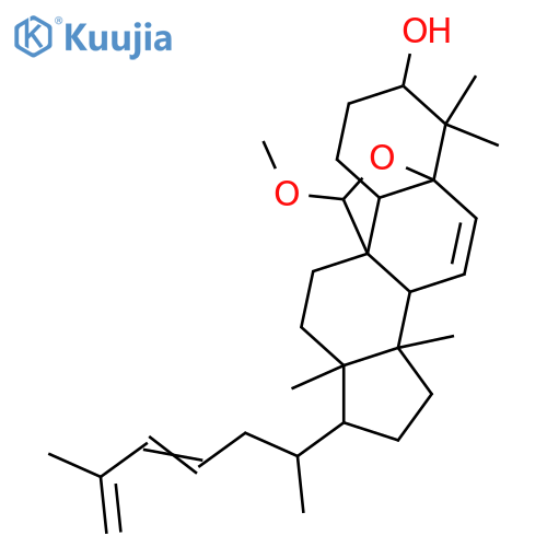5,19-Epoxycucurbita-6,23,25-triene-3,19-diol; (3β,5β,19R,23E)-form, 19-Me ether structure
