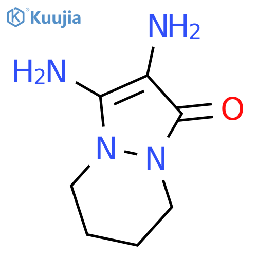 2,3-Diamino-5,6,7,8-tetrahydro-1H-pyrazolo[1,2-a]pyridazin-1-one structure