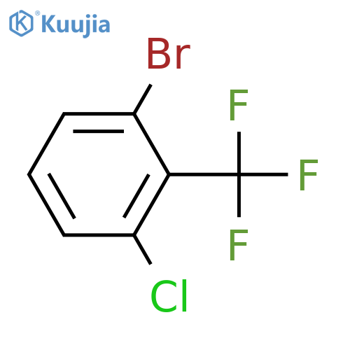 1-Bromo-3-chloro-2-(trifluoromethyl)benzene structure