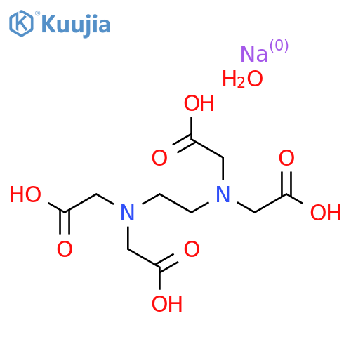 Ethylenediaminetetraacetic Acid Trisodium Salt Hydrate structure