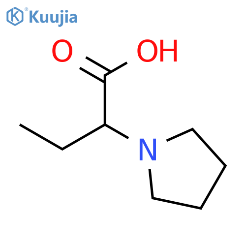 2-(Pyrrolidin-1-yl)butanoic acid structure
