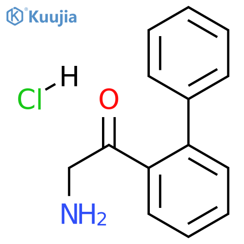 2-amino-1-(2-phenylphenyl)ethan-1-one structure