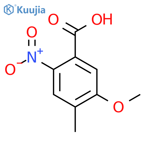 5-Methoxy-4-methyl-2-nitrobenzoic acid structure