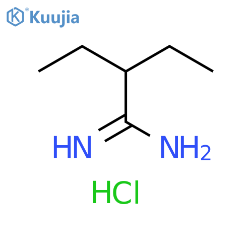 2-ethylbutanimidamide hydrochloride structure