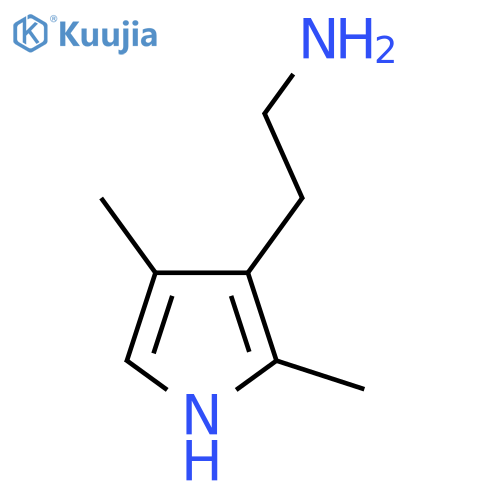 2-(2,4-dimethyl-1H-pyrrol-3-yl)ethan-1-amine structure