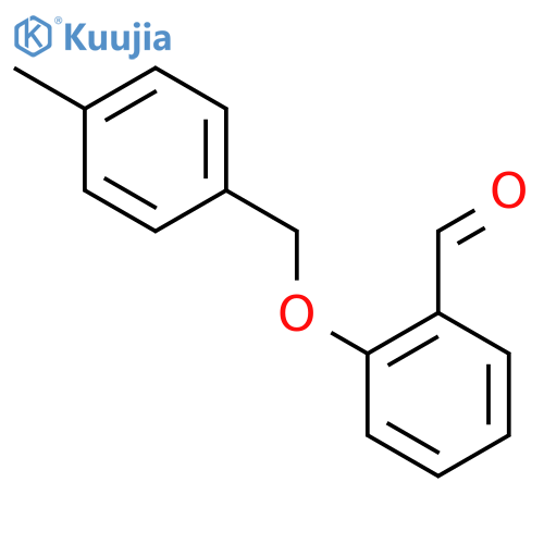 2-[(4-methylphenyl)methoxy]benzaldehyde structure