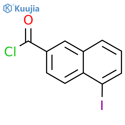 5-Iodonaphthalene-2-carbonyl chloride structure