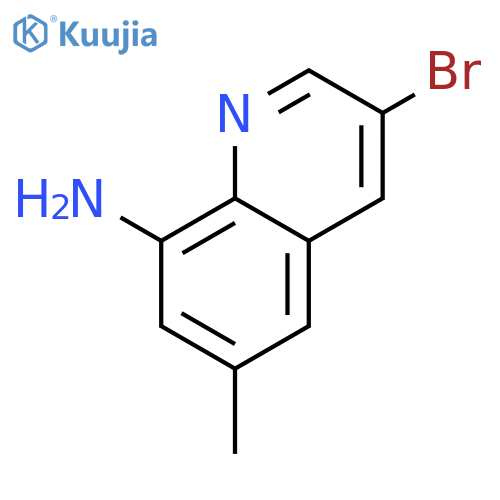 3-Bromo-6-methylquinolin-8-amine structure