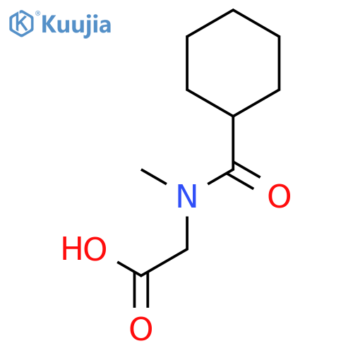 N-Cyclohexancarbonyl-N-methyl-glycin structure