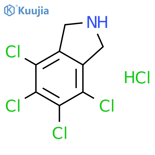 4,5,6,7-TETRACHLOROISOINDOLINE HYDROCHLORIDE structure