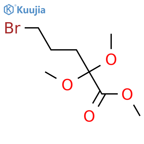 Methyl 5-Bromo-2,2-dimethoxypentanoate structure