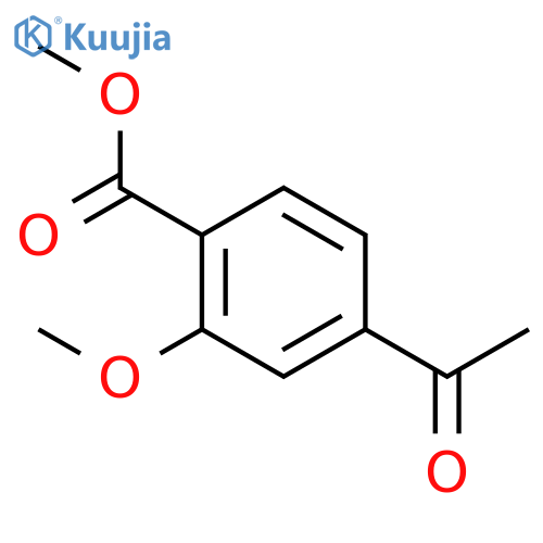 methyl 4-acetyl-2-methoxybenzoate structure