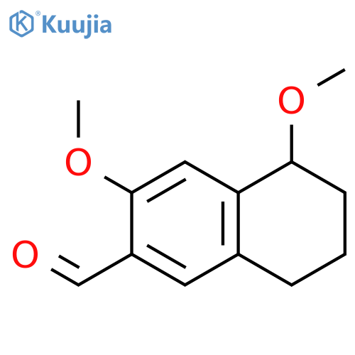 2-Naphthalenecarboxaldehyde, 5,6,7,8-tetrahydro-3,5-dimethoxy- structure