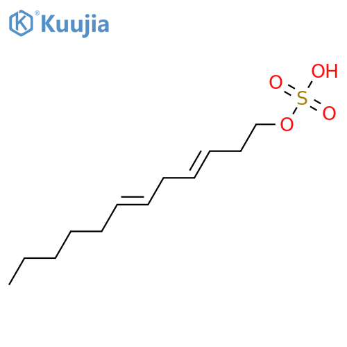 3,6-Dodecadien-1-ol; (Z,Z)-form, O-Sulfate structure