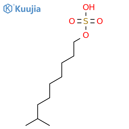 8-Methyl-1-nonanol; O-Sulfate structure