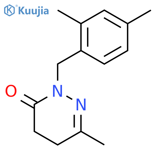 2-(2,4-Dimethylbenzyl)-6-methyl-4,5-dihydropyridazin-3(2H)-one structure
