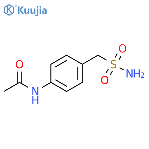 Acetamide, N-[4-[(aminosulfonyl)methyl]phenyl]- structure