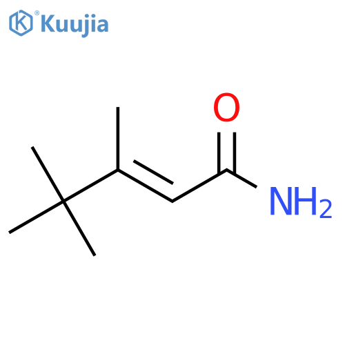 (2E)-3,4,4-Trimethylpent-2-enamide structure