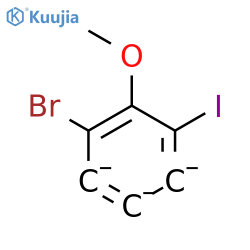 2-Bromo-6-iodoanisole structure