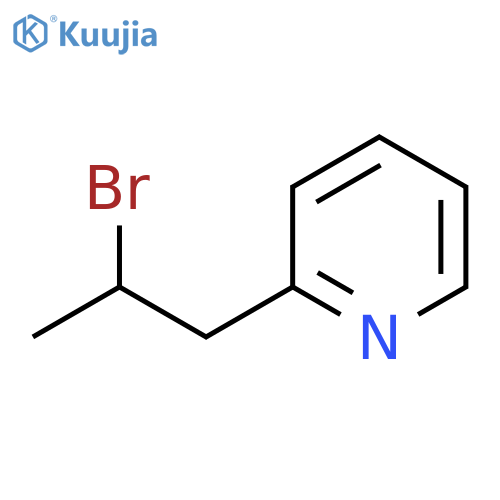 2-(2-bromopropyl)pyridine structure
