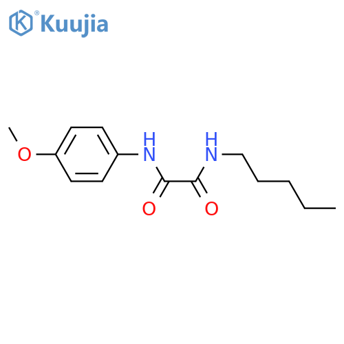 N'-(4-methoxyphenyl)-N-pentylethanediamide structure