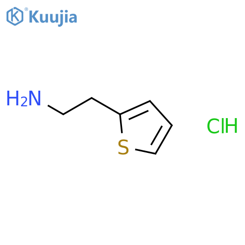 2-THIOPHENEETHANAMINE, HYDROCHLORIDE structure