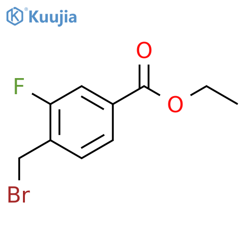 Ethyl 4-(bromomethyl)-3-fluorobenzoate structure
