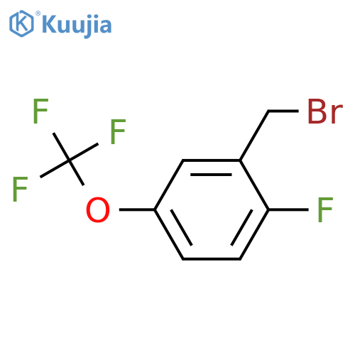 2-Fluoro-5-(trifluoromethoxy)benzyl bromide structure