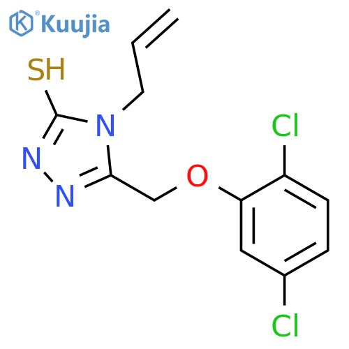 4-Allyl-5-((2,5-dichlorophenoxy)methyl)-4H-1,2,4-triazole-3-thiol structure