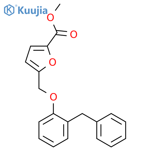 methyl 5-(2-benzylphenoxy)methylfuran-2-carboxylate structure