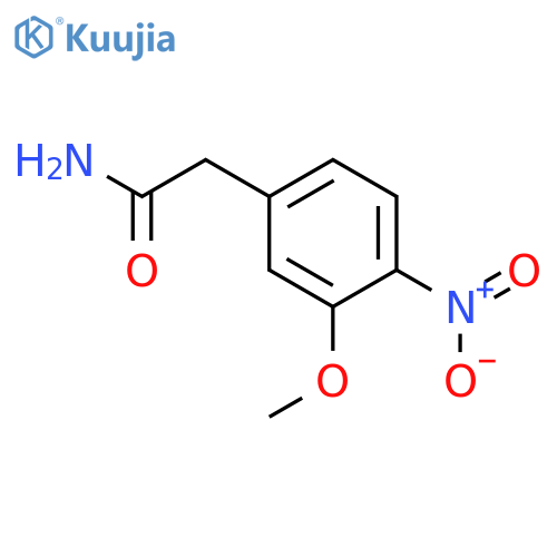 Benzeneacetamide, 3-methoxy-4-nitro- structure