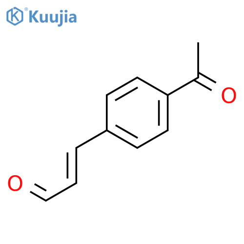 2-Propenal, 3-(4-acetylphenyl)- structure