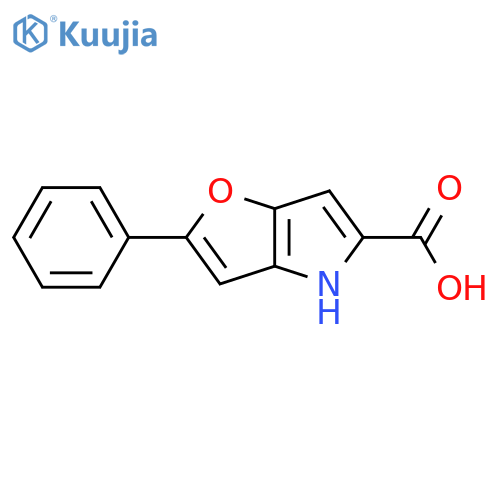 2-Phenyl-4H-furo[3,2-b]pyrrole-5-carboxylic acid structure