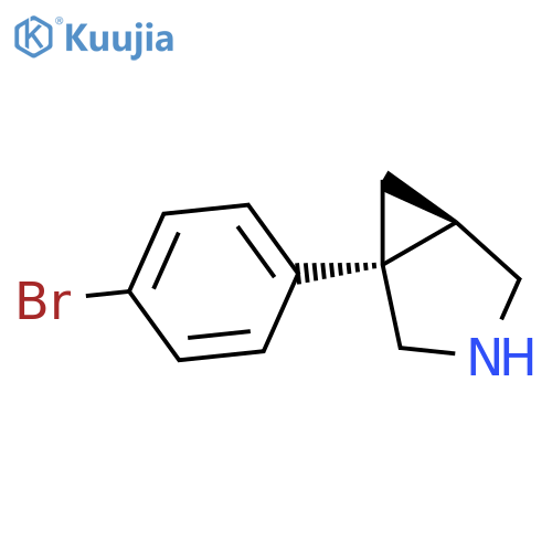 (1S,5R)-1-(4-bromophenyl)-3-azabicyclo[3.1.0]hexane structure