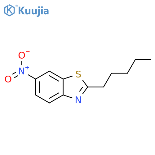 2-pentyl-6-nitrobenzothiazole structure