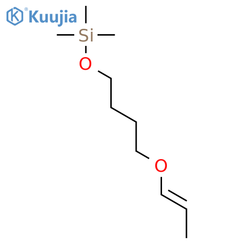 SILANE, TRIMETHYL[4-(1-PROPENYLOXY)BUTOXY]- structure