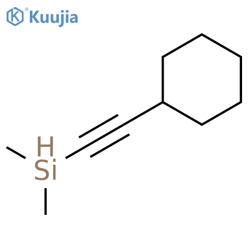 Silane, cyclohexylethynyldimethyl- structure