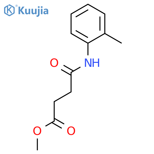 Butanoic acid, 4-[(2-methylphenyl)amino]-4-oxo-, methyl ester structure