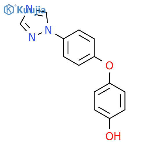 PHENOL, 4-[4-(1H-1,2,4-TRIAZOL-1-YL)PHENOXY]- structure