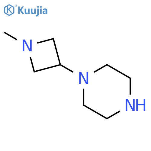 Piperazine,1-(1-methyl-3-azetidinyl)- structure