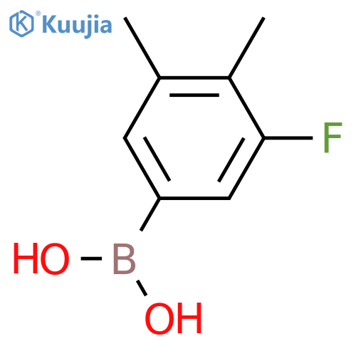 Boronic acid,B-(3-fluoro-4,5-dimethylphenyl)- structure