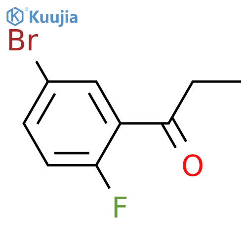1-(5-Bromo-2-fluorophenyl)propan-1-one structure
