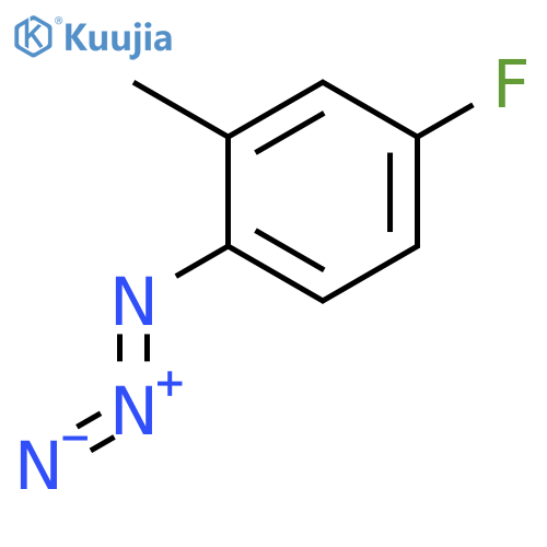 1-azido-4-fluoro-2-methylbenzene structure