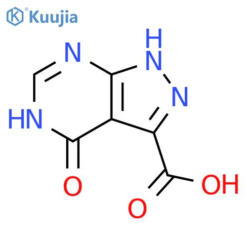 4-oxo-1H,4H,5H-pyrazolo3,4-dpyrimidine-3-carboxylic acid structure