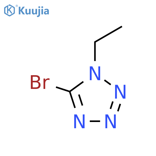 5-bromo-1-ethyl-1H-1,2,3,4-tetrazole structure