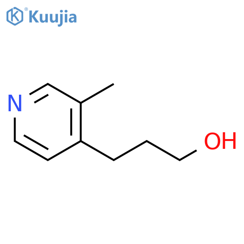 3-(3-methylpyridin-4-yl)propan-1-ol structure