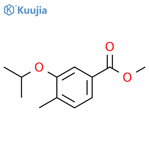 methyl 4-methyl-3-(propan-2-yloxy)benzoate structure