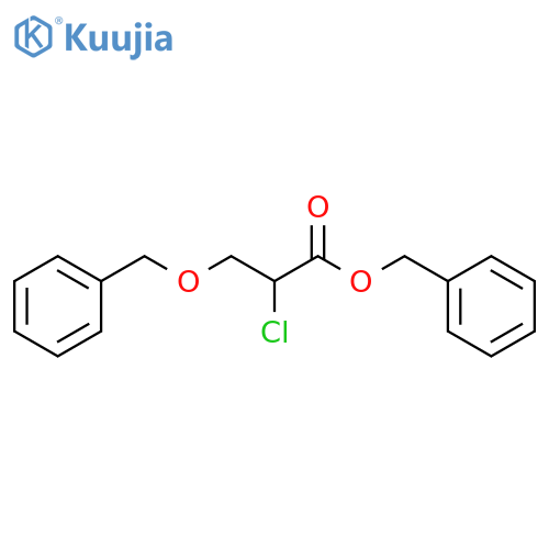 benzyl 3-(benzyloxy)-2-chloropropanoate structure