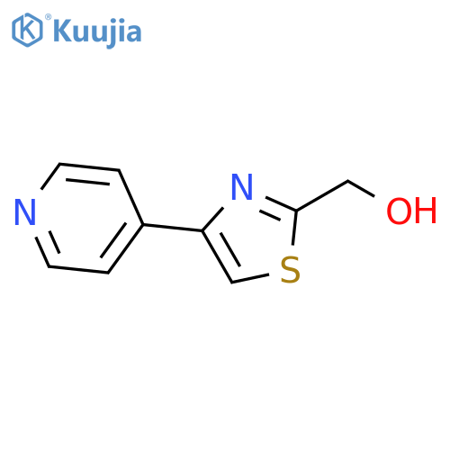 4-(pyridin-4-yl)-1,3-thiazol-2-ylmethanol structure
